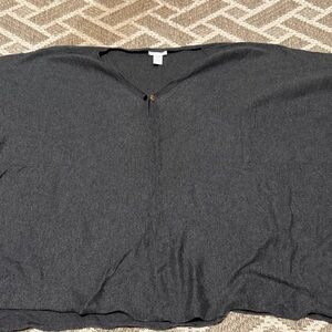 Chico's Charcoal Lightweight Sweater Poncho
S/M